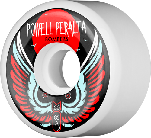 Powell Peralta BOMBER III 85a 60mm WHITE