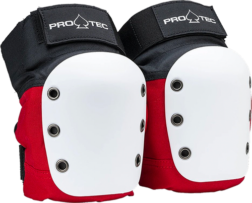 PROTEC STREET KNEE M-RED/WHT/BLK