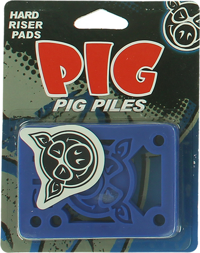 PIG PILES 1/8" HARD RISERS BLUE single set