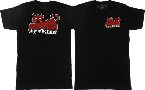 Toy Machine DEVIL CAT SS M-BLACK