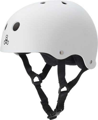 T8 HELMET WHITE RUBBER XXL