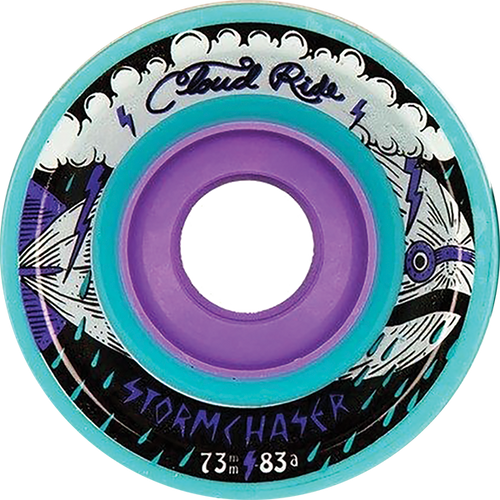 CLOUD RIDE! STORM CHASER 73mm 83a TURQUOISE