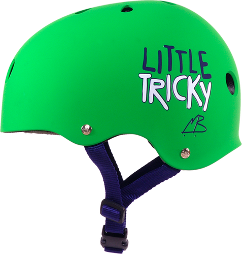 T8 LITTLE TRICKY HELMET GREEN RUBBER eps liner