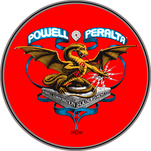 Powell Peralta BANNER DRAGON 4" DECAL single