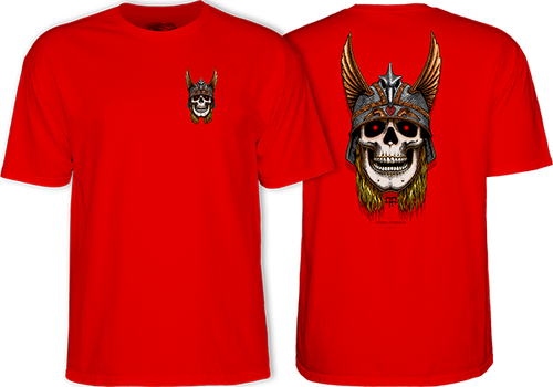 Powell Peralta ANDERSON SKULL SS L-RED