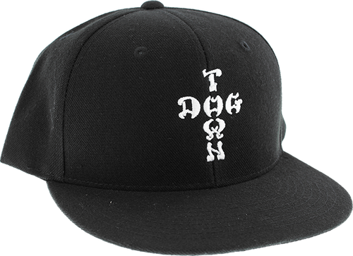 DOGTOWN CROSS LETTERS HAT ADJ-BLACK