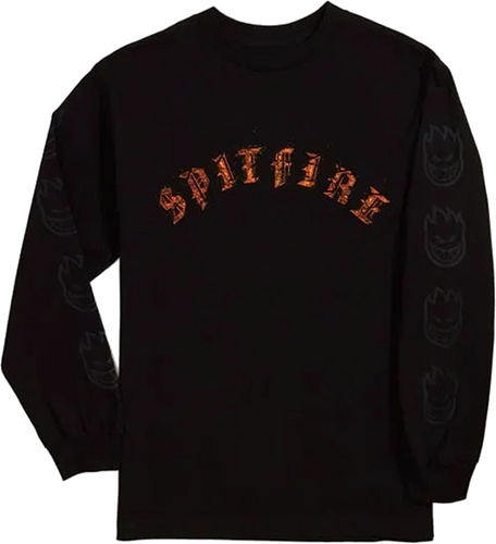 SF OLD E EMBERS LS M-BLK