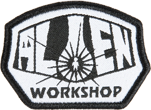 Alien Workshop OG LOGO PATCH BLK/WHT