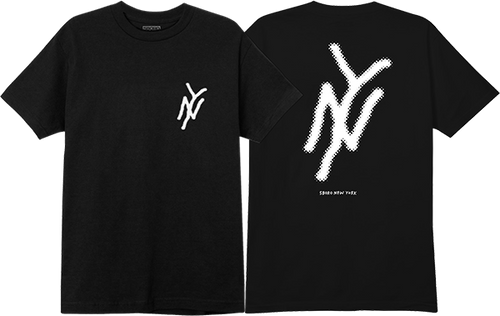 5BORO NY LOGO SS XL-BLACK/WHT