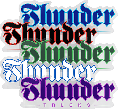 THUNDER SCRIPT LG DECAL ASST