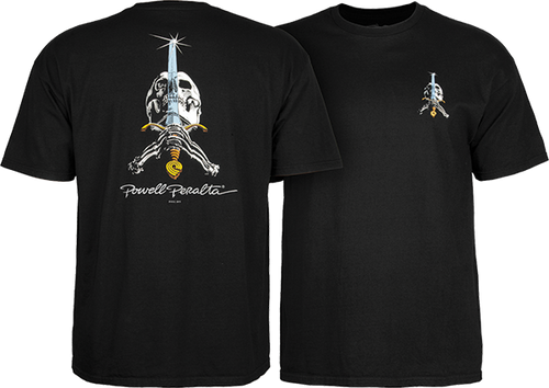 Powell Peralta SKULL & SWORD SS M-BLACK