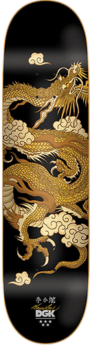 DGK BRUCE LEE GOLDEN DRAGON DK-8.25 BLK LENTICULAR