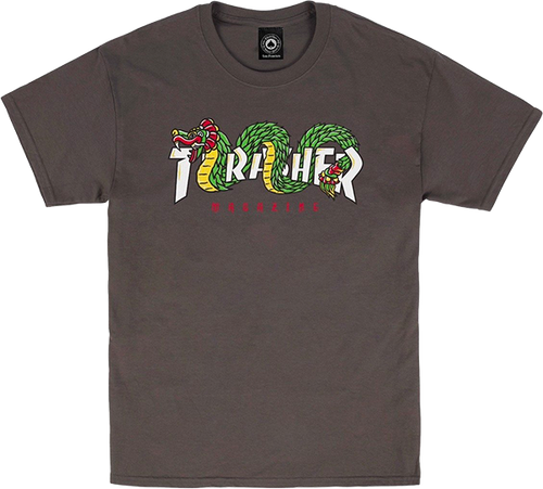 THRASHER AZTEC SS S-CHARCOAL