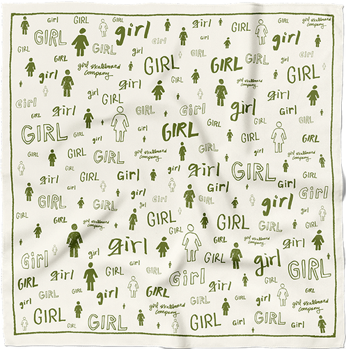 GIRL SCHOOLYARD BANDANA CREAM