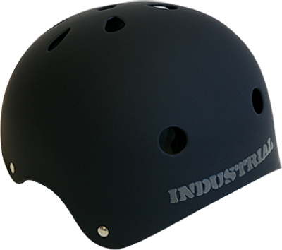 INDUSTRIAL FLAT BLACK HELMET L