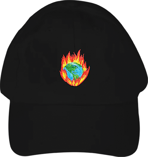 SOUR IN FLAMES HAT ADJ-BLACK