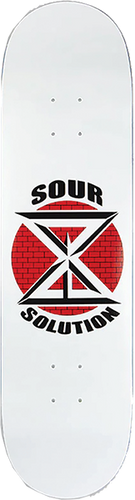 SOUR DK LOGO DECK-8.25 WHITE