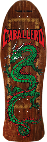 Powell Peralta CAB CHINESE DRAGON DECK-10X30 BRN STAIN