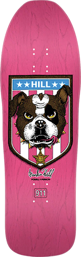 Powell Peralta HILL BULL DOG DECK-10X31.5 PINK STAIN
