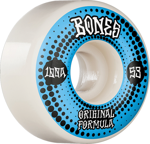 BONES 100's OG V4 ORIGINALS 53mm 100A WHITE