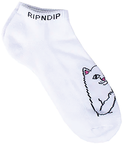 RIP N DIP LORD NERMAL ANKLE SOCKS WHITE