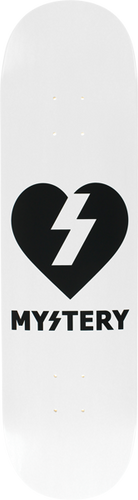 MYSTERY HEART DECK-8.2 WHITE/BLACK