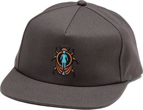GIRL BEETLE BOSS HAT ADJ-GRAPHITE