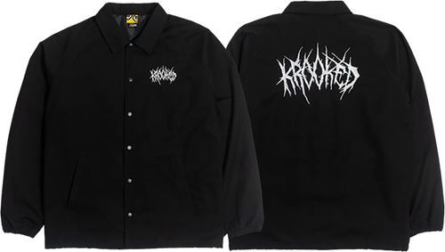 Krooked NECRO SKRIPT JACKET M-BLK/WHT