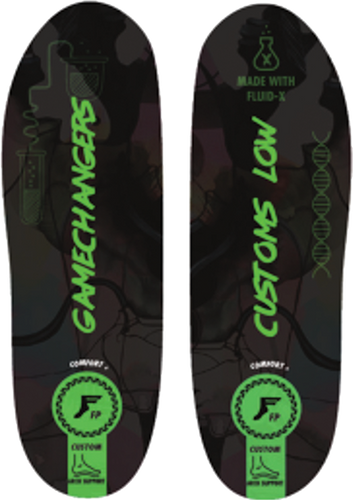 FP GAMECHANGERS ELITE LOW BLK CAMO/GRN 5-5.5