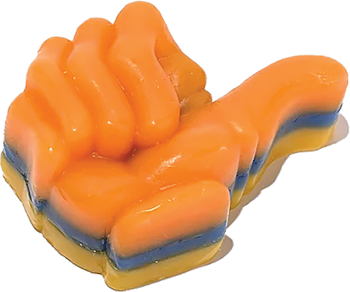 BRO STYLE THUMBS UP WAX YEL/BLU/ORG STACK