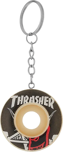 SF WHEEL KEY CHAIN - THRASHER ASSORTED
