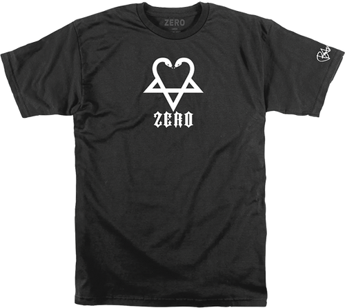 ZERO BAM SNAKE-A-GRAM HEART SS XL-BLACK/WHT