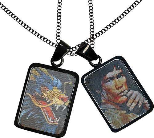 DGK BRUCE LEE DRAGON LEE NECKLACE BLACK