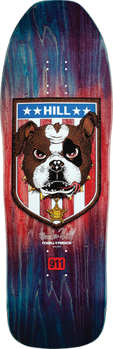 Powell Peralta HILL BULLDOG 14 DECK-10x31.5 BLUE/RED FADE