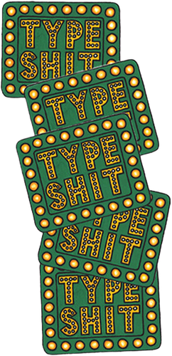 SJ TYPE SHIT DECAL SINGLE