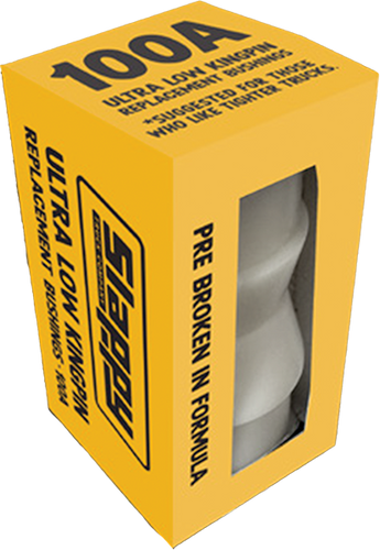 SLAPPY ULTRA LOW BUSHINGS/WASHERS SET 100A WHT 2pr