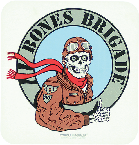 B.BRIGADE PILOT DECAL SILVER single