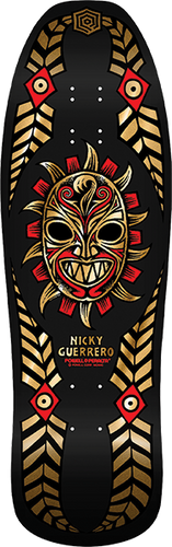Powell Peralta GUERRERO MASK 07 DECK-10x31.75 BLK/GOLD