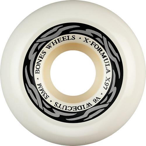 BONES XF X97 V6 WIDE-CUT 53MM 97A SLIVER WHT/SIL
