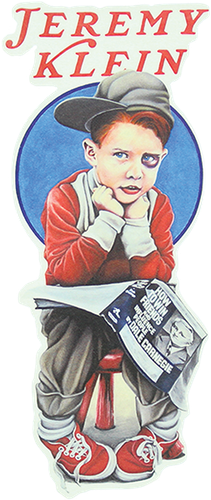 WI KLEIN BLACK EYE KID STICKER