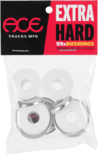 ACE EXTRA HARD BUSHINGS KIT 99a/99a WHITE 2pr
