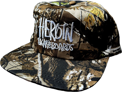 HEROIN SCRIPT NYLON HAT ADJ-CAMO