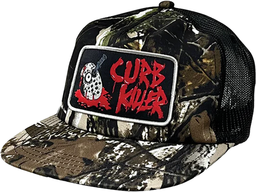 HEROIN CURB KILLER TRUCKER HAT ADJ-CAMO