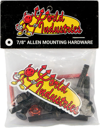 WI HARDWARE SET ALLEN 7/8" BLACK W/RED