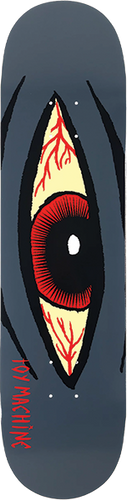 Toy Machine SECT EYE BLOODSHOT MINI DECK-7.38 CHARCOAL