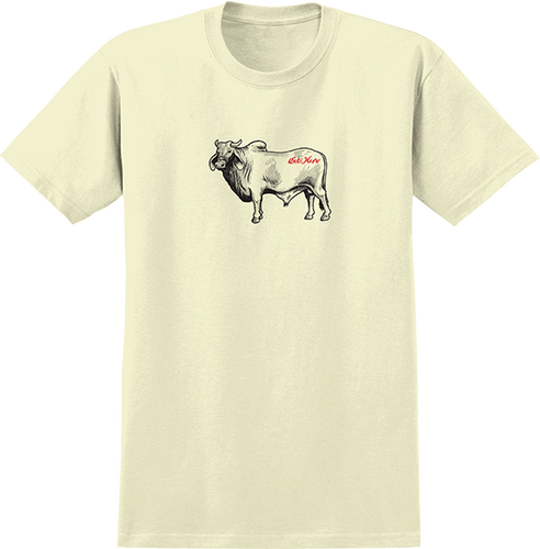 Anti Hero COW SS S-HEATHER CREAM