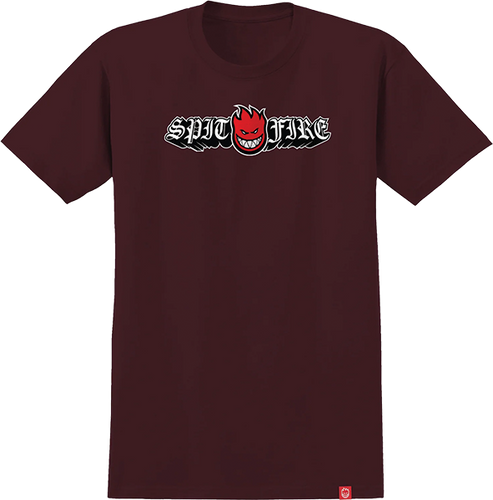 SF OLD E DROP BIGHEAD SS XL-BURGUNDY/RED/BLK/WHT