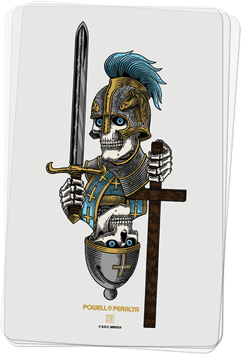 Powell Peralta CORRIGAN CHESS SKULLS DECAL