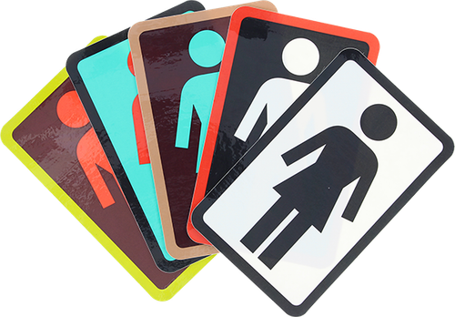 GIRL OG LOGO DECAL single ast.colors