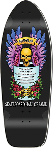 SMA HALL OF FAME DECK-11x31.5 BLK DIP